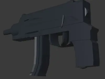scorpion gun Free low-poly 3D model
