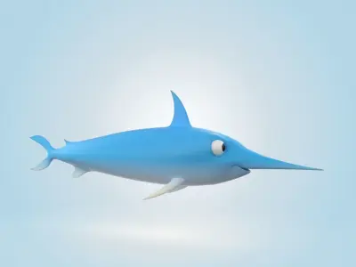 Swordfish 3D model purchase