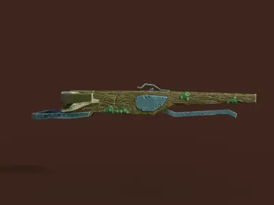 Goblins crossbow Free low-poly 3D model