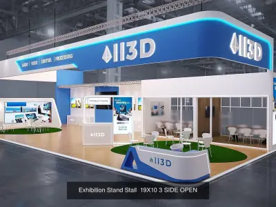 Exhibition Booth Collection  Corona 3D Model Pack purchase