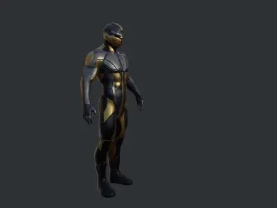 sci fi suit 3D model