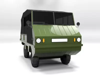 PUNCH PUCH LOWPOLY Low-poly 3D model