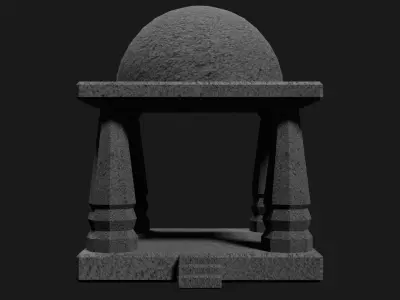 3D Castle Asserts Free 3D model