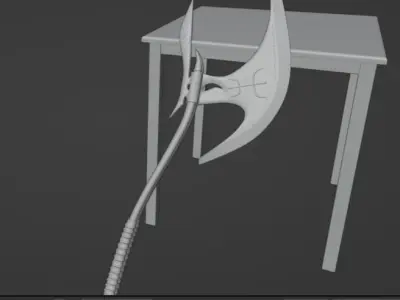  Fantasy Axe 3D model