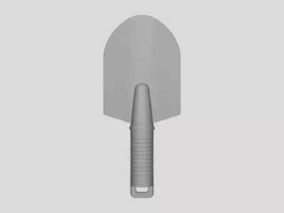 Garden Shovel - Geometry Only No Textures No Materials 3D model