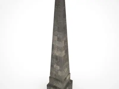 Obelisk - low poly 3D model