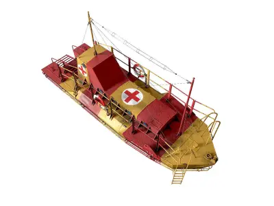  Rescue Craft  Low-poly 3D model