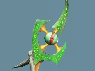 Medieval Polearms Weapon Pack 06 Low-poly 3D Model Low-poly 3D model