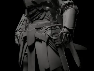 Knight in armor Free 3D model