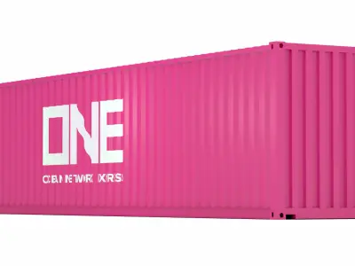 One Shipping Container 3D model