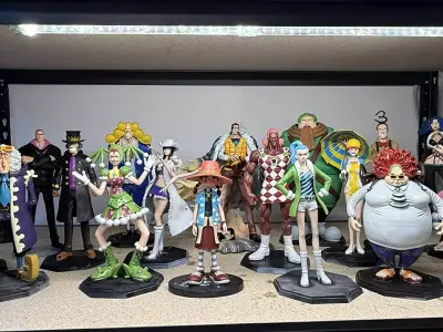 Bon clay fanart - mr 2 - One piece - split part 3D print model