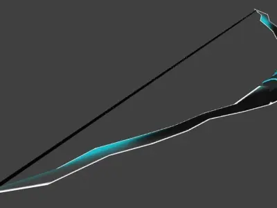 AdvanceBattleBow-3 bow 3D model