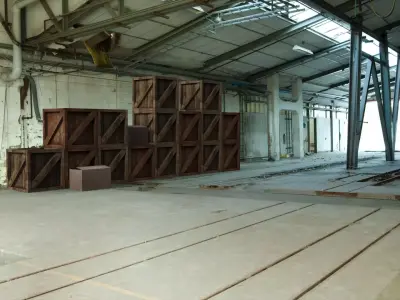 boxes low poly models Wooden Crates Low-poly 3D model