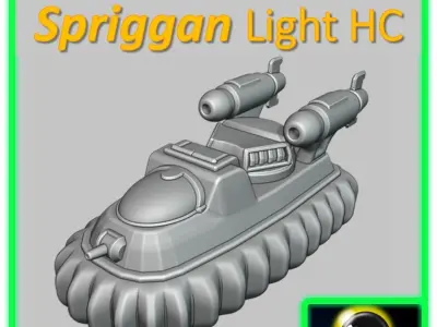 6mm SciFi vehicle - Spriggan L-RHC 3D print model