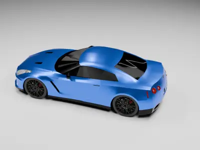 Nissan GTR  Free 3D model