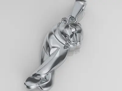 Panther Pendant 3D print model