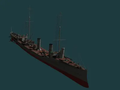 destroyer Siberian Shooter 3D model