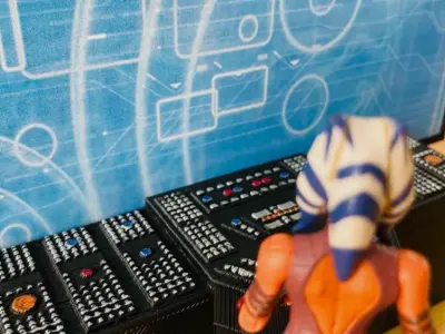Sci-Fi Tactical Screen Computer 3D print model
