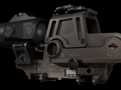 RailScales MonoLift Riser 3D Low-poly model Game Ready Low-poly 3D model