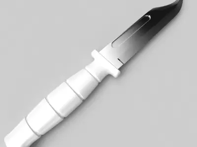  Hunting Knife 02 3D model