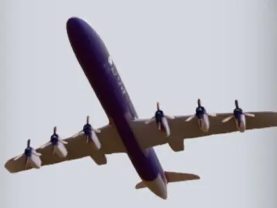 Commercial passenger Airplane 3D model
