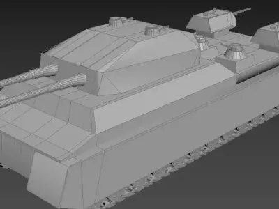 Ratte tank 3D model
