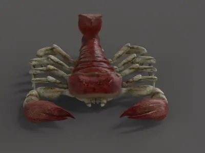 Scorpion Monster Low-poly 3D model