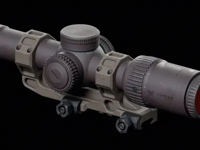 Vortex Razor Riflescope Low-poly 3D model