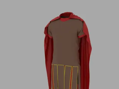 Rome Military Armor Low-poly 3D model