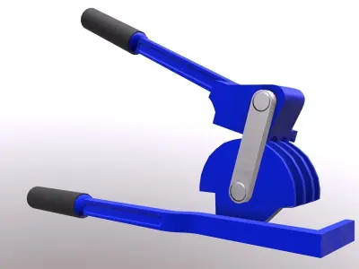 Pipe Bender low Poly Low-poly 3D model