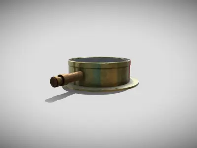 Steampunk Gauge 3D model