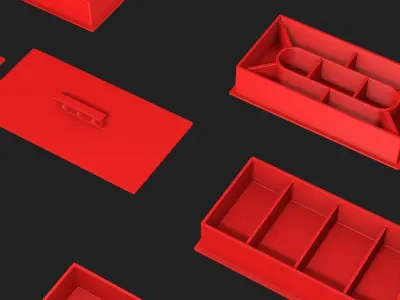 Prefabricated box for 3D printing 2 Free 3D print model