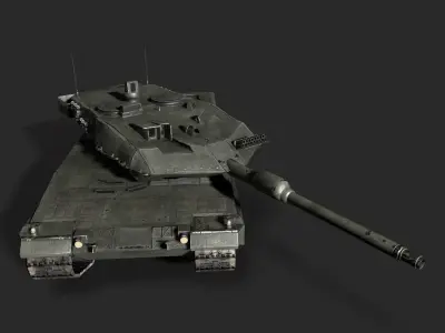 Main Tank Low-poly 3D model