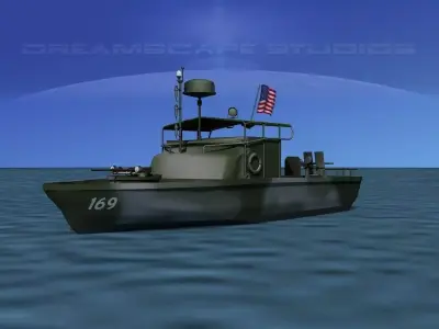 PBR Patrol Boat Riverine 3D model from CGTrader