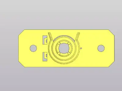 Iveco Truck Door Lock Mechanism - 3D Printable Part 3D model