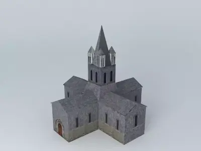 Church Villetourix Free 3D model