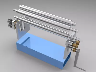 manual sheet metal bending machine Free 3D model