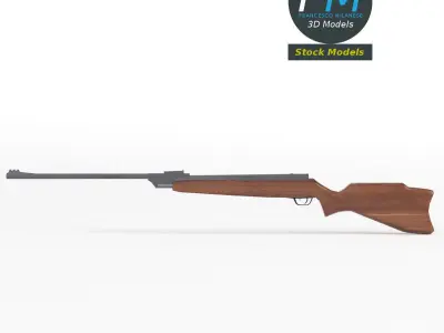 Carabine rifle 3D model