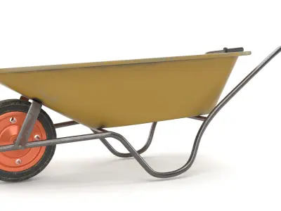 Wheelbarrow 3D model by Alpha3dModels