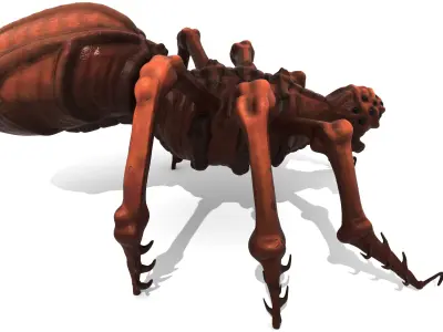Organism 42-A Low-poly 3D model