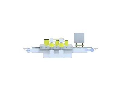 Horizontal Marble Splitting Machine 3D model