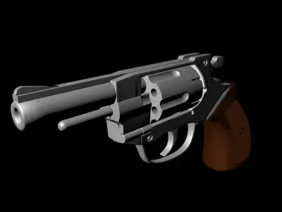 cowboy pistol 3D model