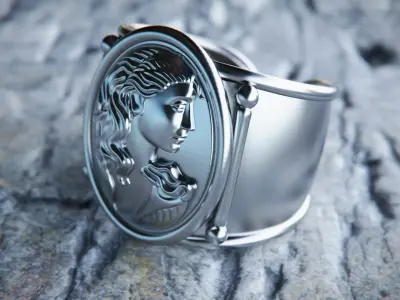 Roman Estate Ring 3D print model