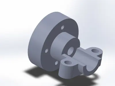Random mechanical part Free 3D print model