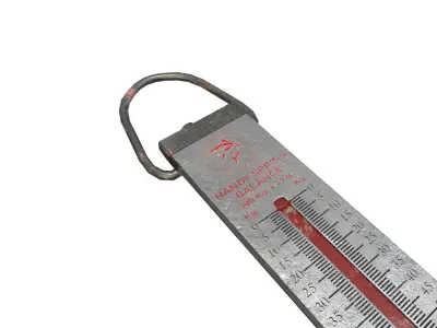 Spring Balance Low-poly 3D model