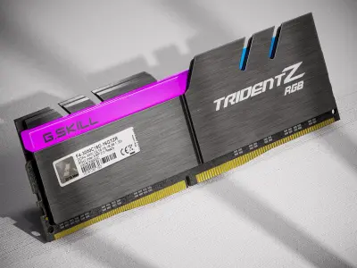 Computer Ram TridentZ RGB PBR Low-poly 3D model