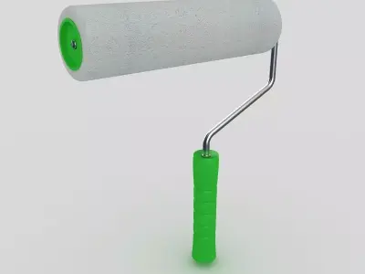 Paint Roller Brush 3D model
