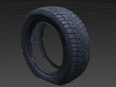 Whinter tire  Free 3D model