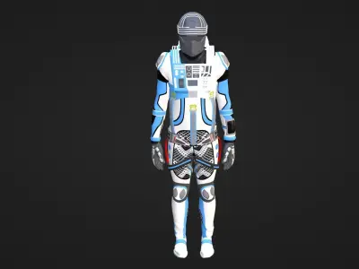  Robot Soldier  -  Assault Soldier Low-poly 3D model