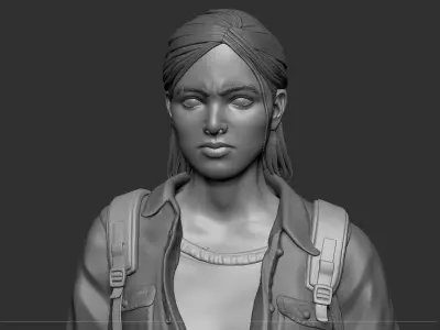 Ellie  The Last of Us Part 2 3D print model
